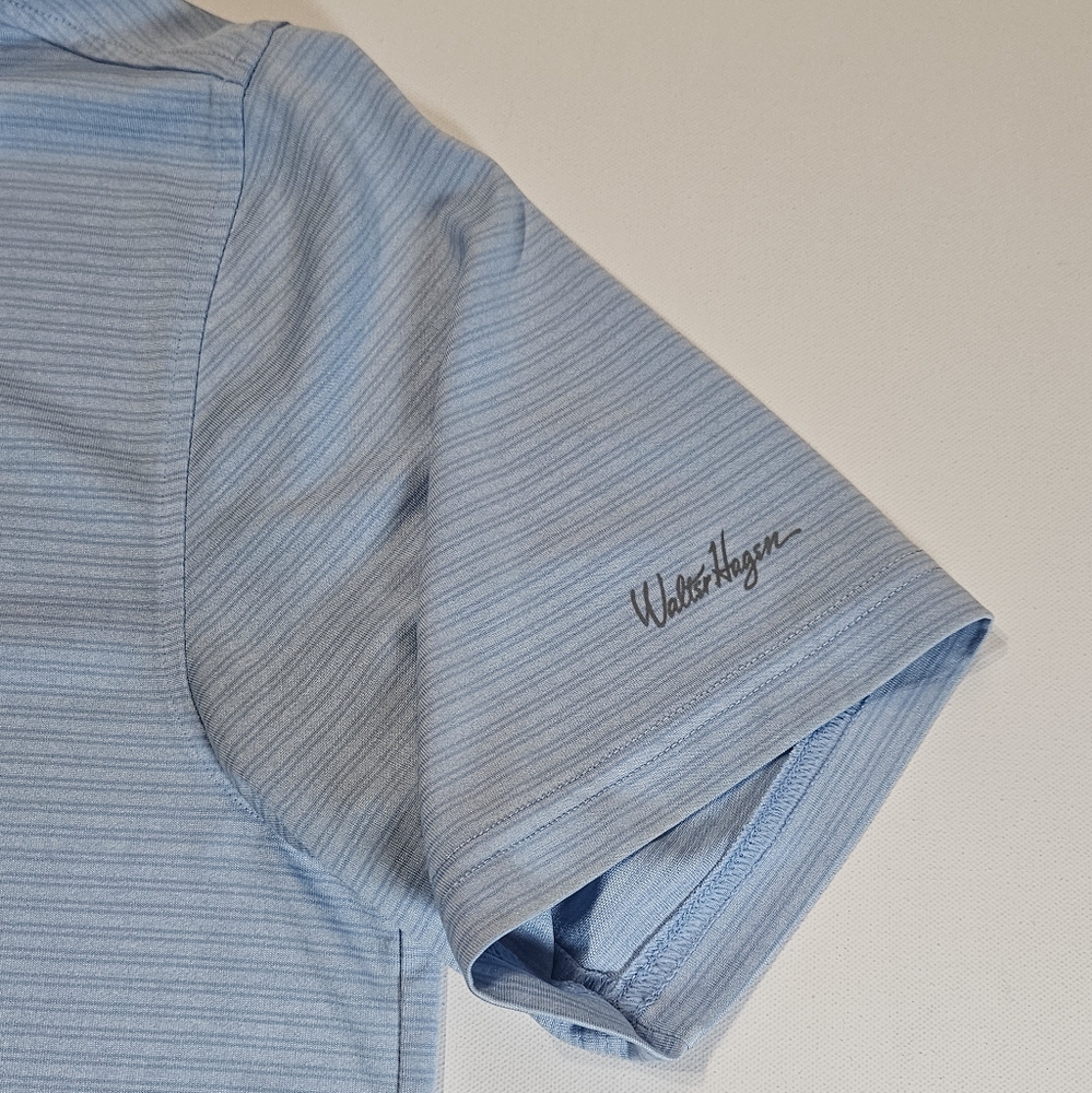 Walter Hagen Mens Golf Polo Size Large Blue Lightweight Outdoors Preppy Athletic - Picture 7 of 7